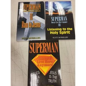 Superman Doesn't Live‎ Here Anymore Scott McPhillips Book Trilogy Series Set
